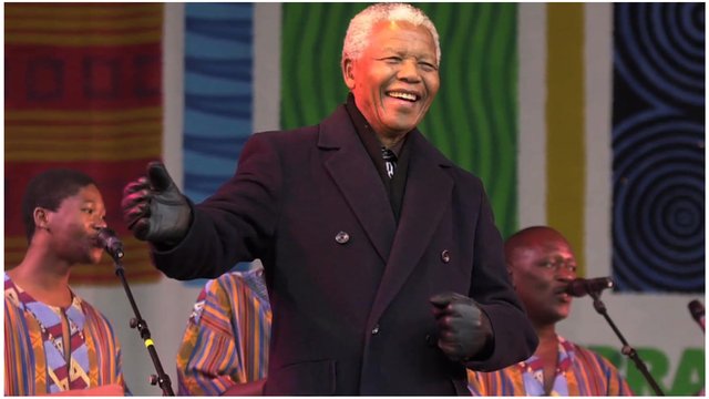 Nelson Mandela…”Dancing to No-Music.”